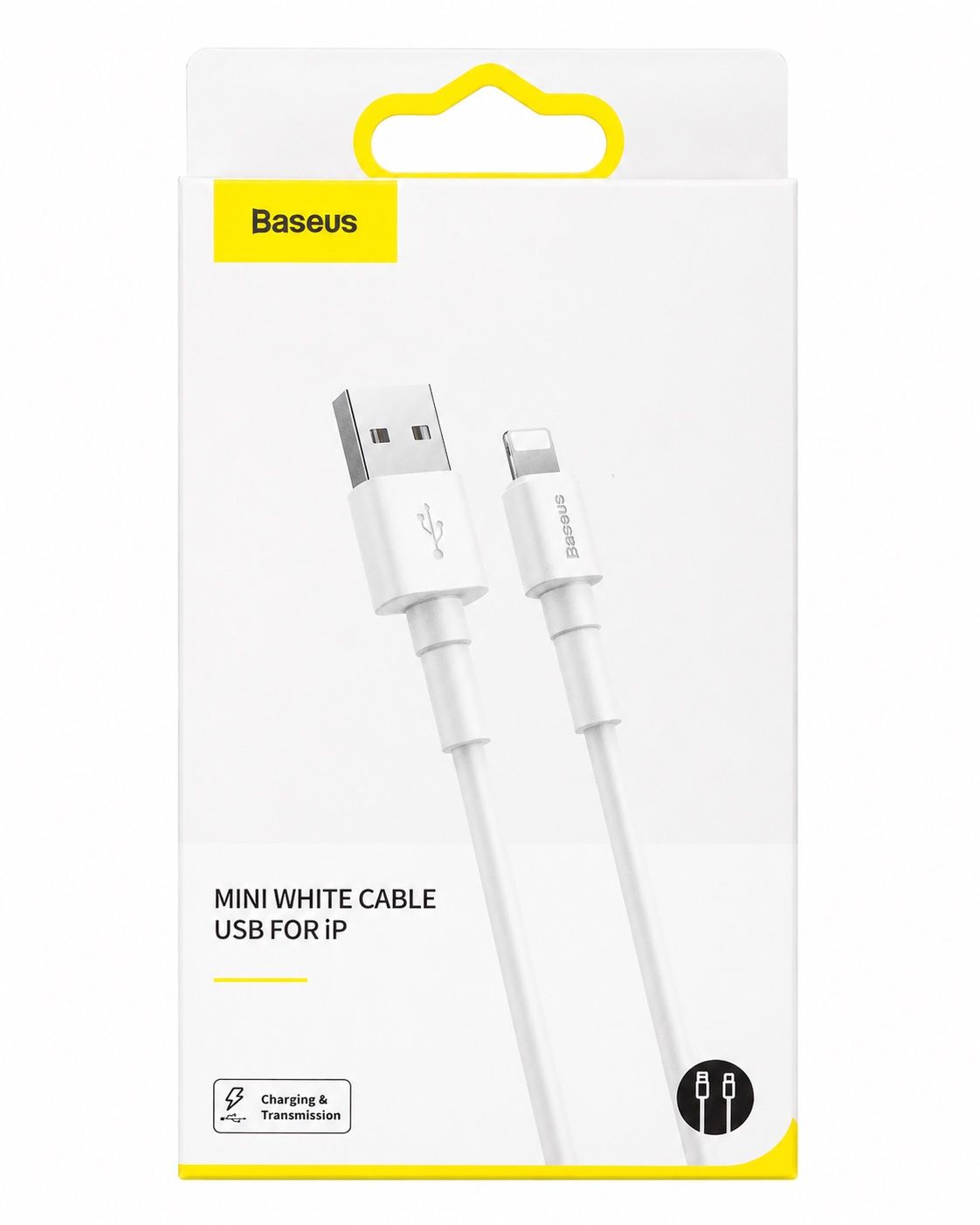 Cabo Baseus Mini White USB-A para Lightning Branco