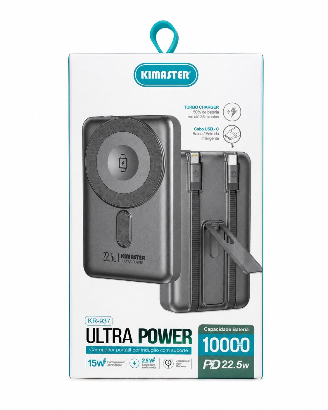 Power Bank Kimaster Kr 937 10000MAH 22 5W Magsafe