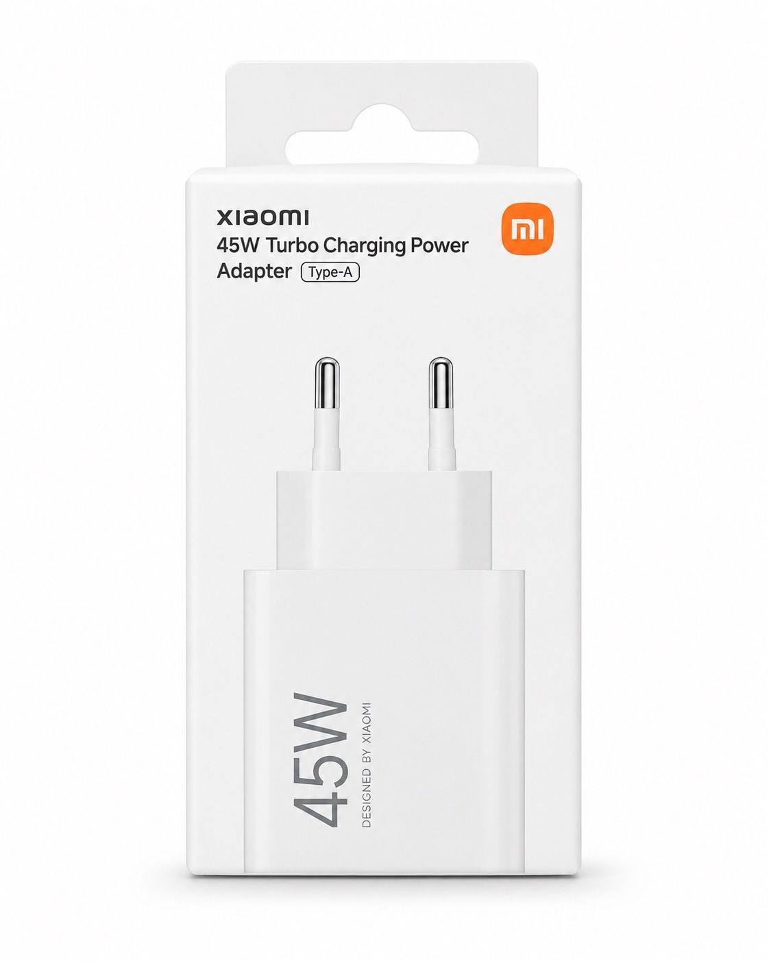 Carregador Xiaomi 45W Turbo USB-A Branco