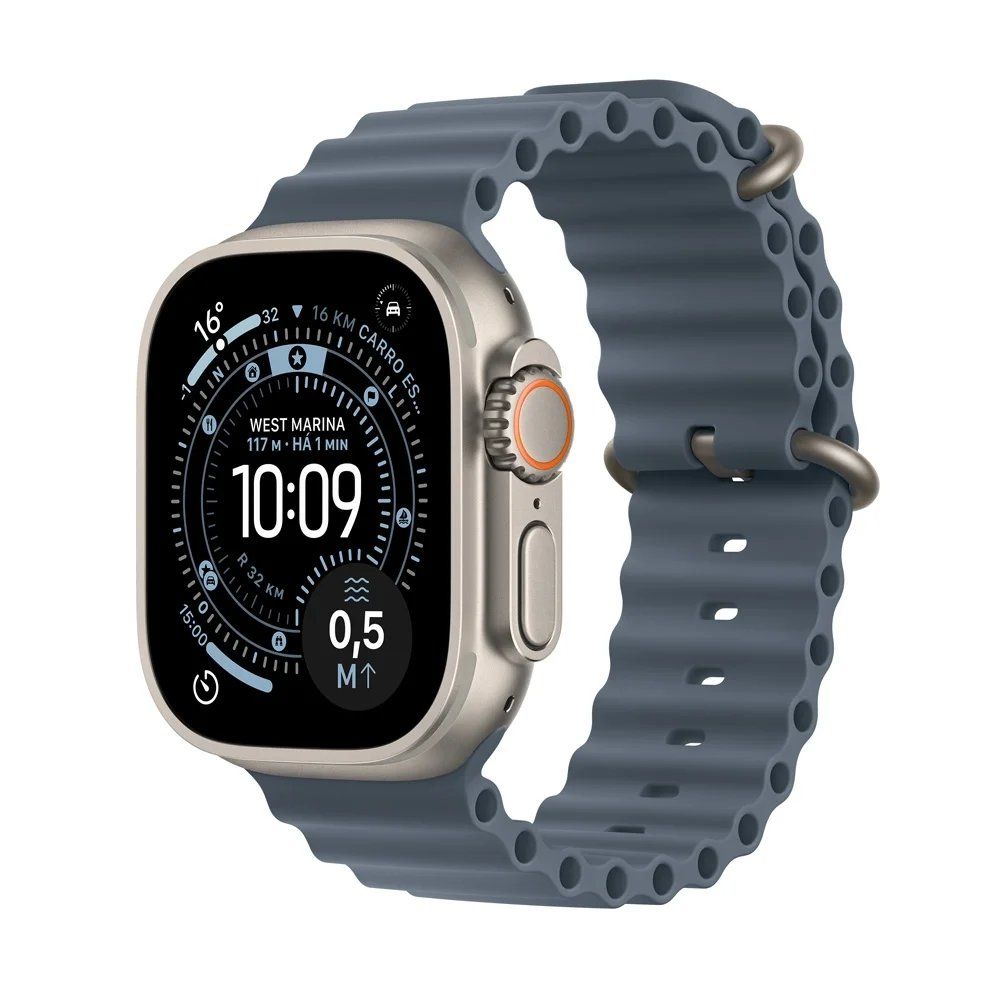 Apple Watch Ultra 3 49MM Ocean Band 64GB Titânio natural